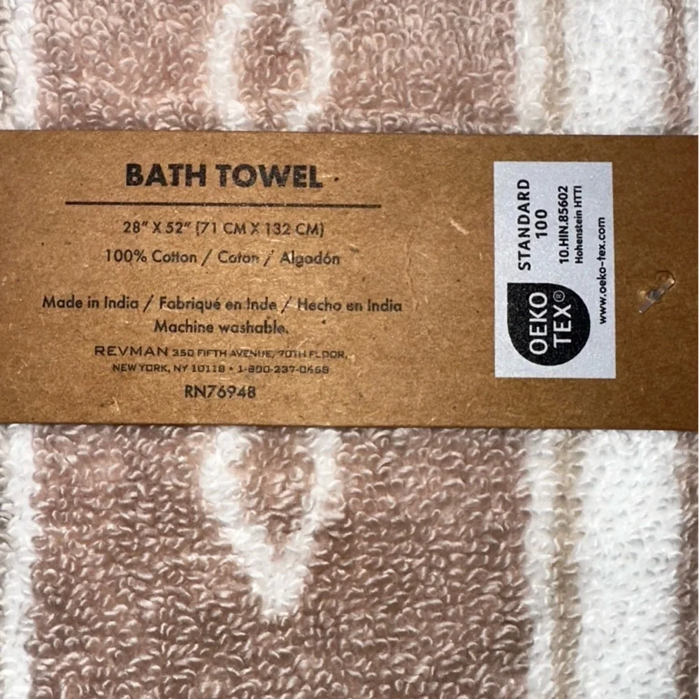 NWT Wrangler Bath Towels Set Of 6 Coyote Sands Pink 4 Bath & 2 Hand